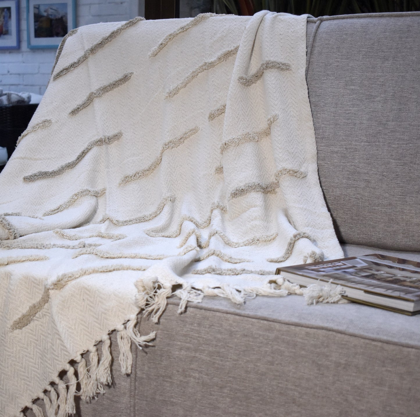 Frazada Bonnet Beige