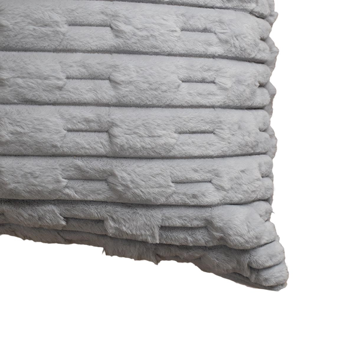 Cojín Gaudí abstracto gris