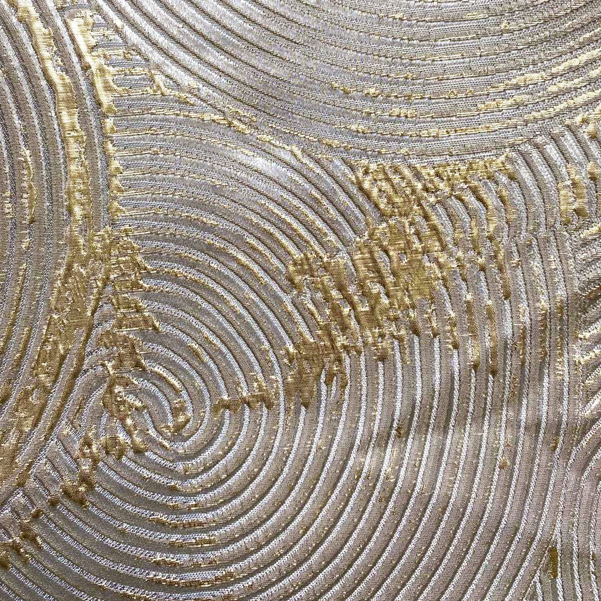 Tela Krishna Geométrico Taupe