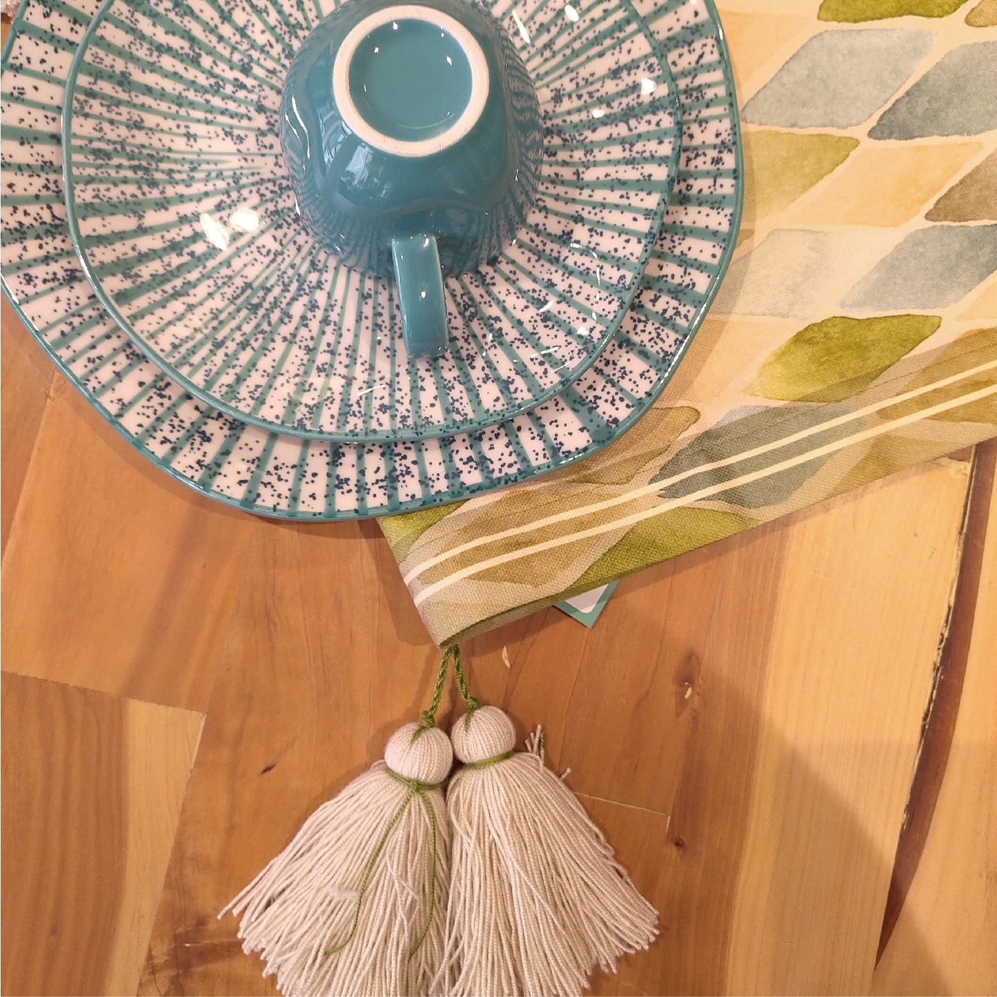 Camino de mesa Ceramics 6 puestos 2.20 mtrs