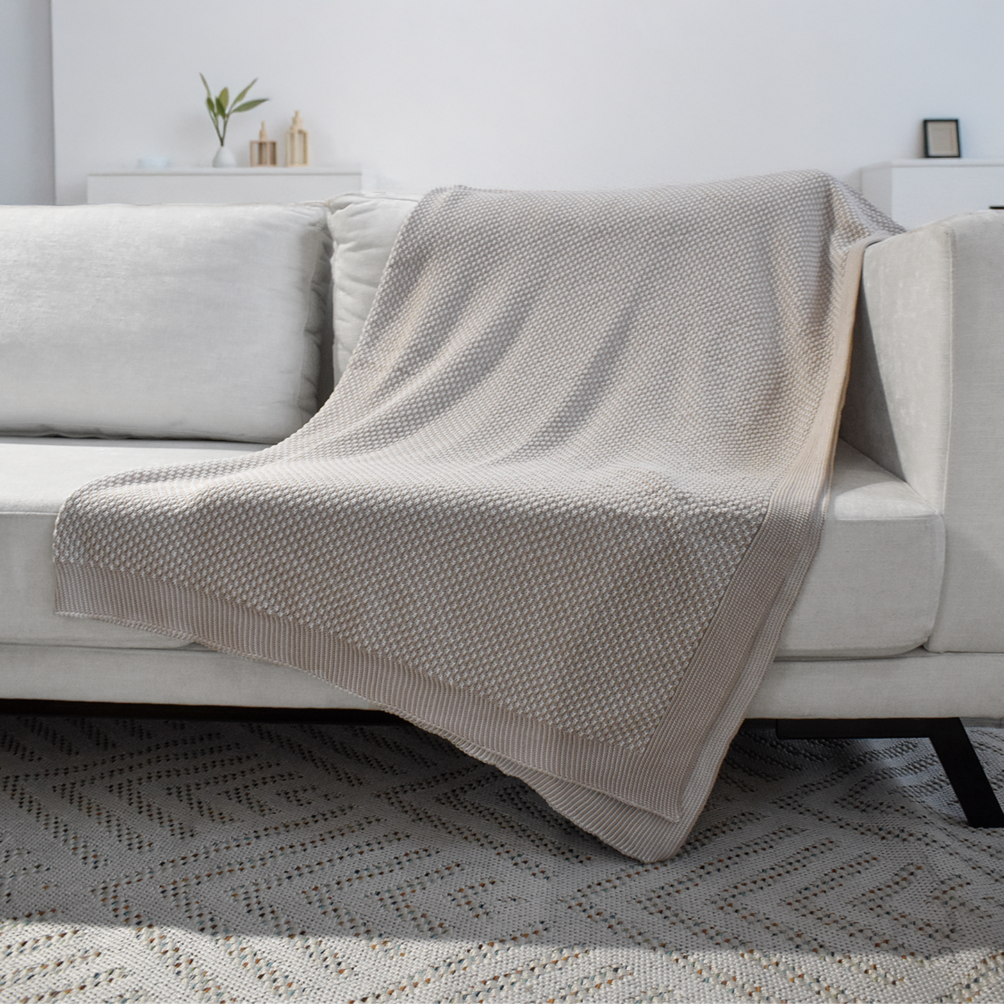 Frazada Rosario 1 Beige