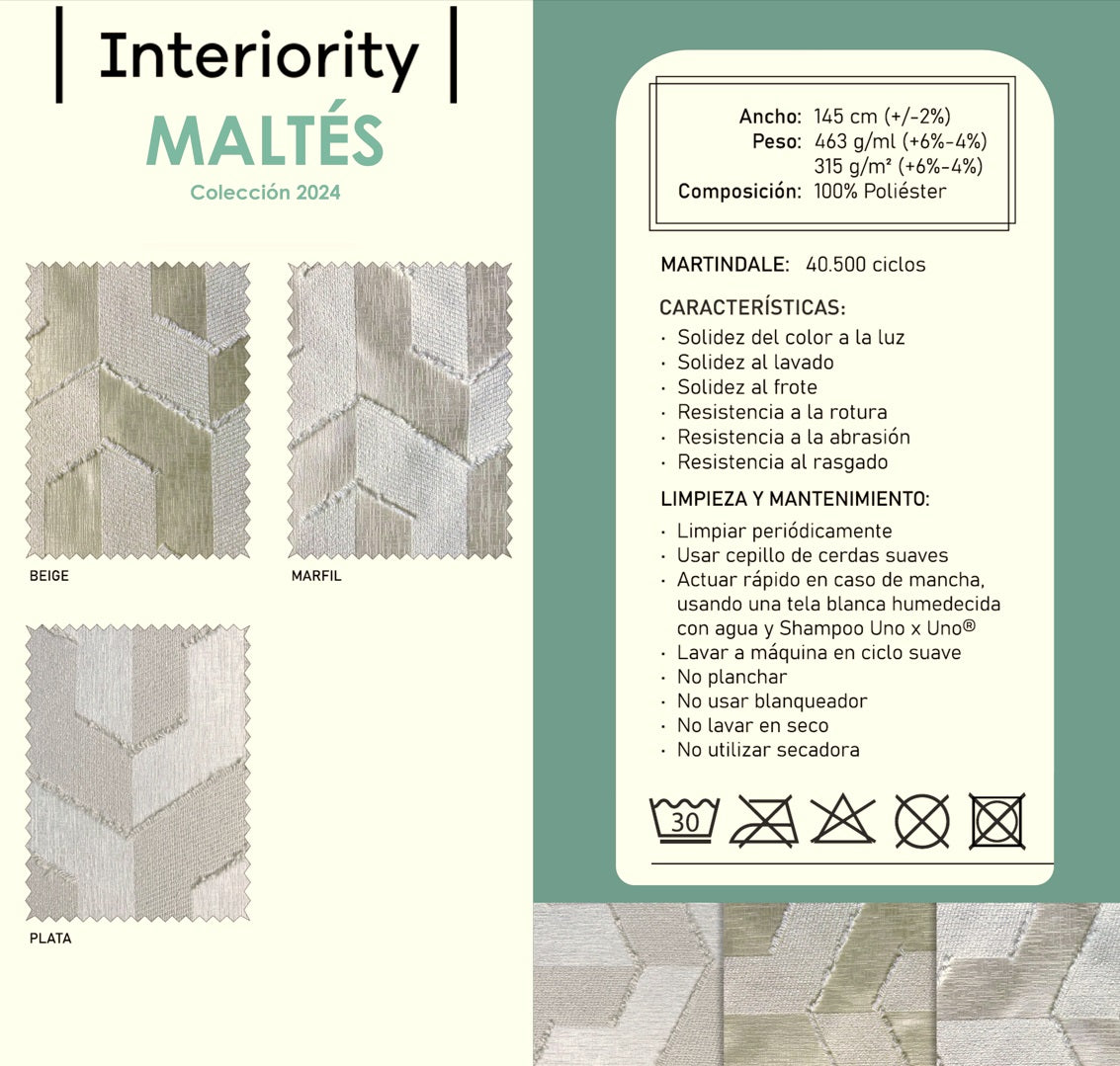 Tela Maltés Beige