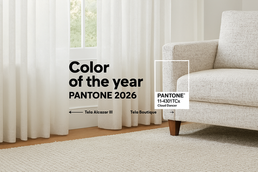 Pantone 2026: Cloud Dancer – Cómo llevar el color del año a tu hogar de forma práctica