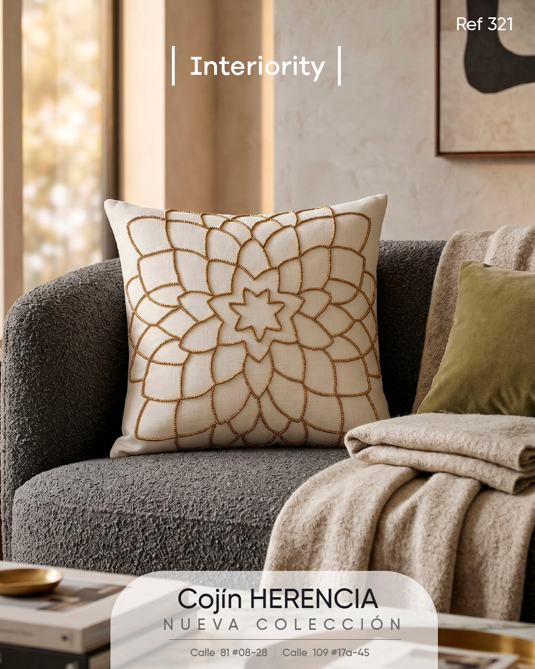 Cojines decorativos: el detalle que renueva cualquier ambiente sin grandes cambios