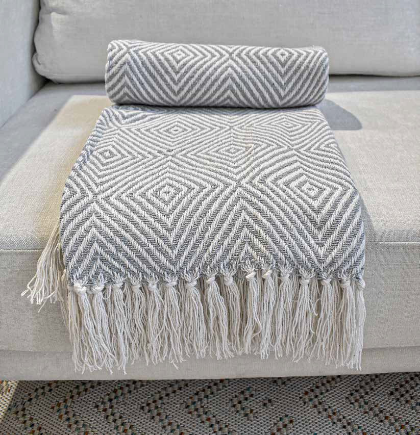 Frazada Masai 133 Gris