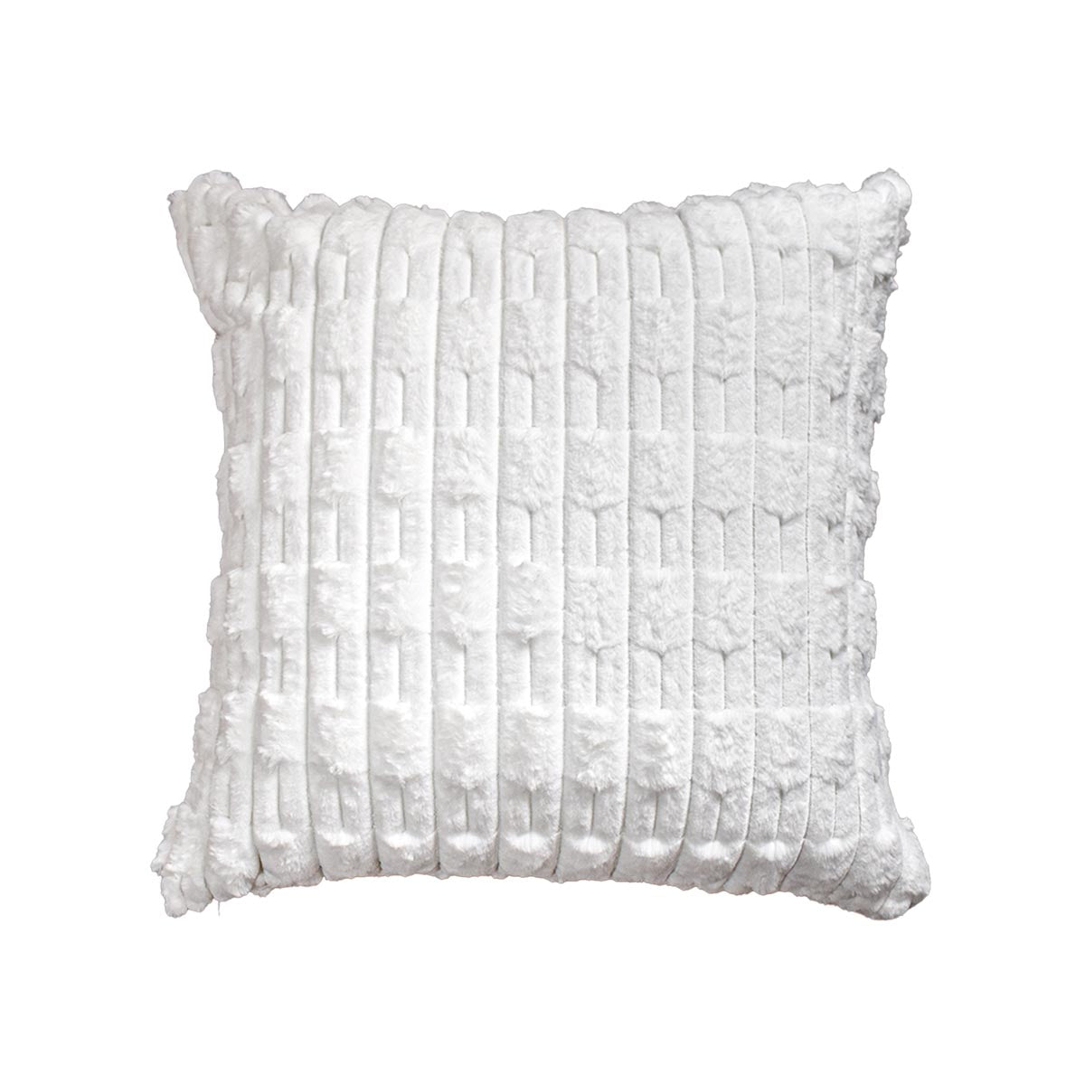 Cojín Gaudí abstracto blanco