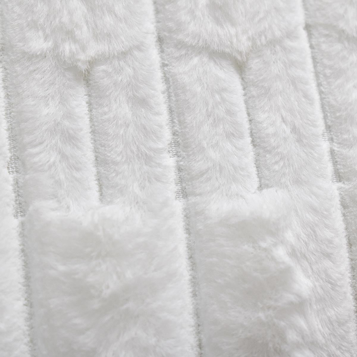 Cojín Gaudí abstracto blanco