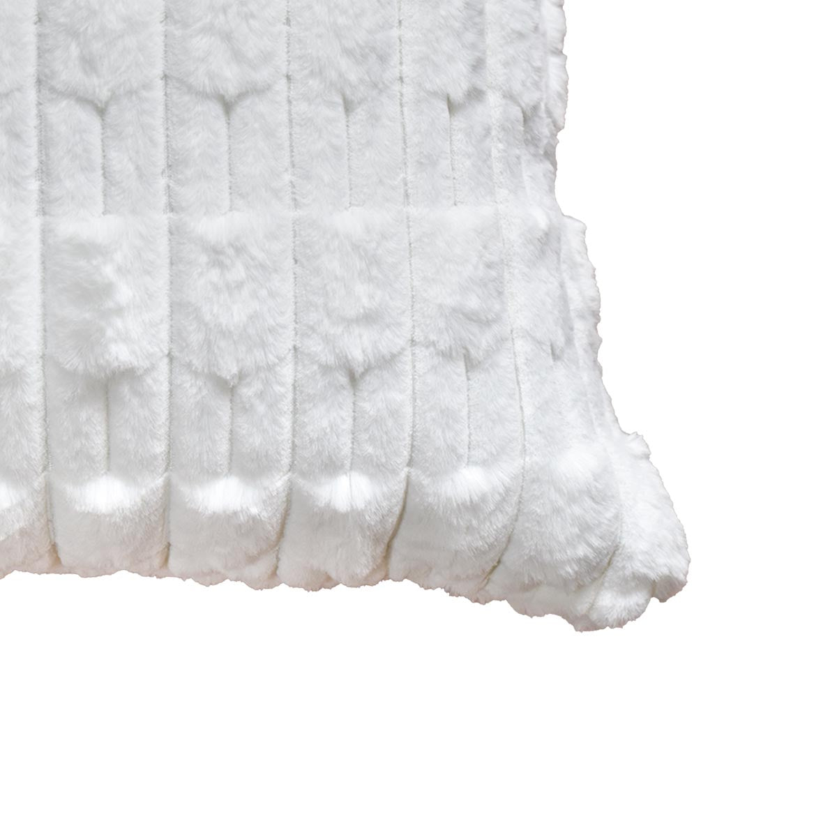 Cojín Gaudí abstracto blanco