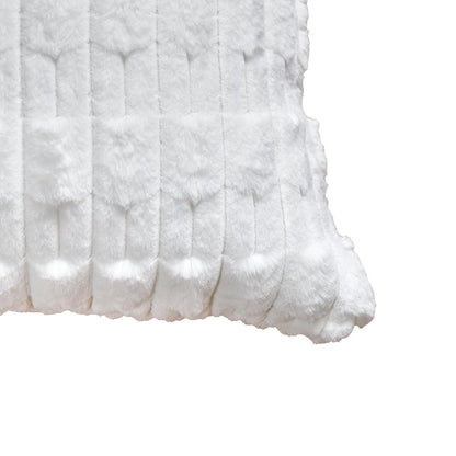 Cojín Gaudí abstracto blanco