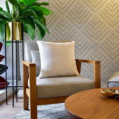 Cojín Gaudí liso beige