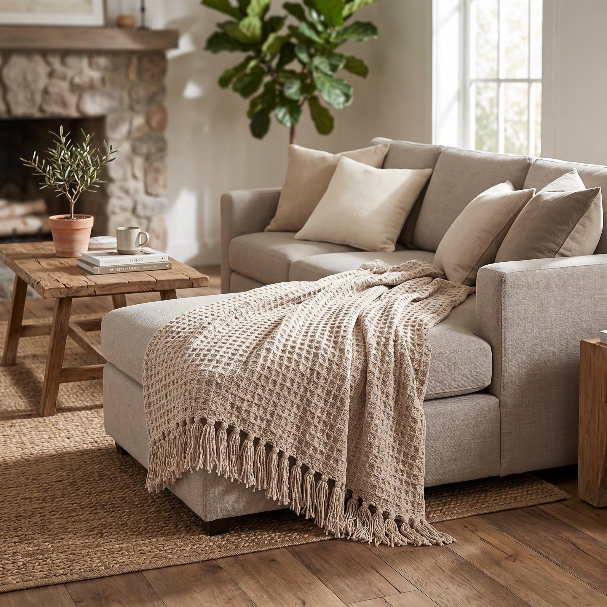 Frazada Dunna Beige