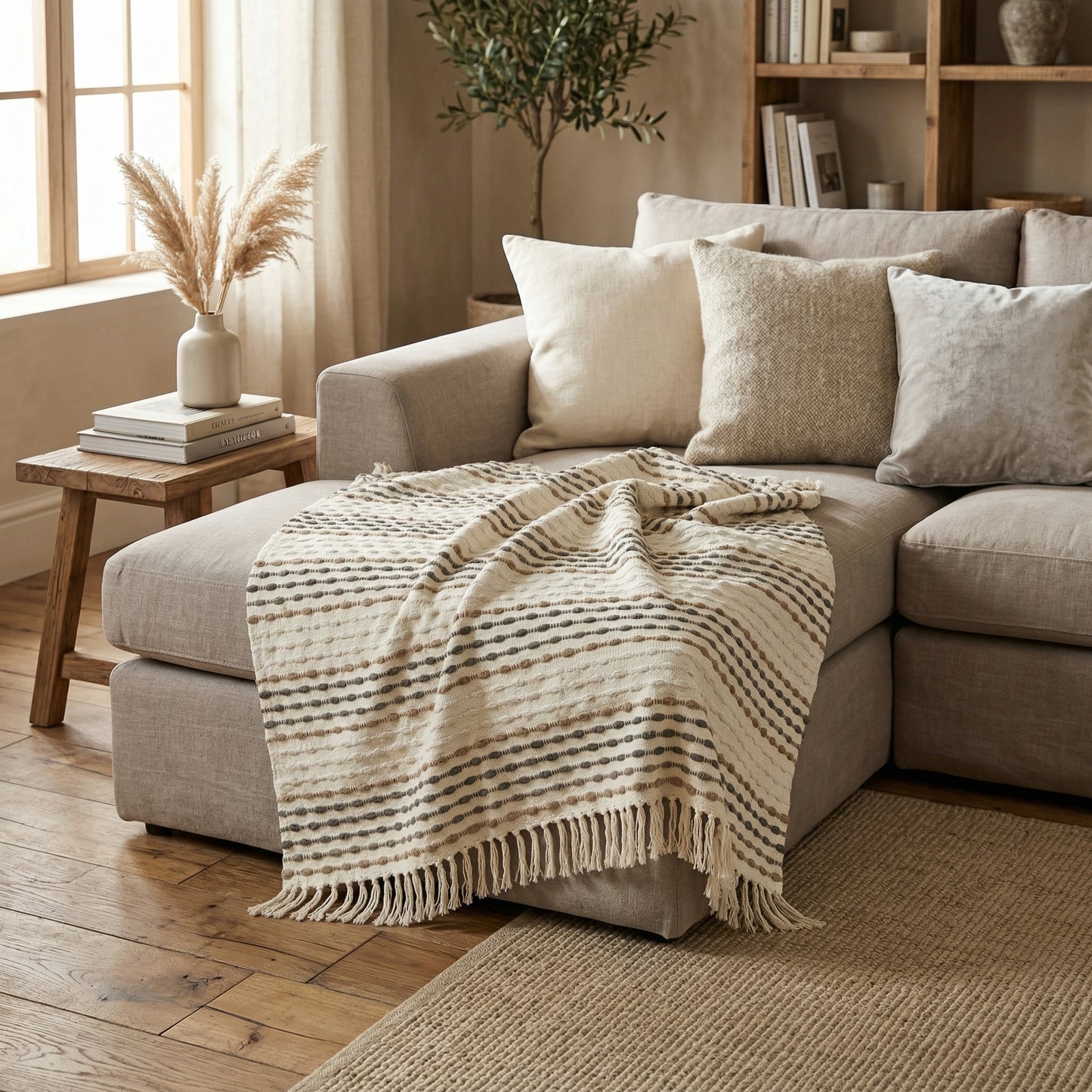 Frazada Gallego Beige