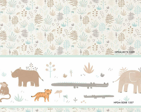 Papel de colgadura Happy Dreams Allover Jungle HPDM8273