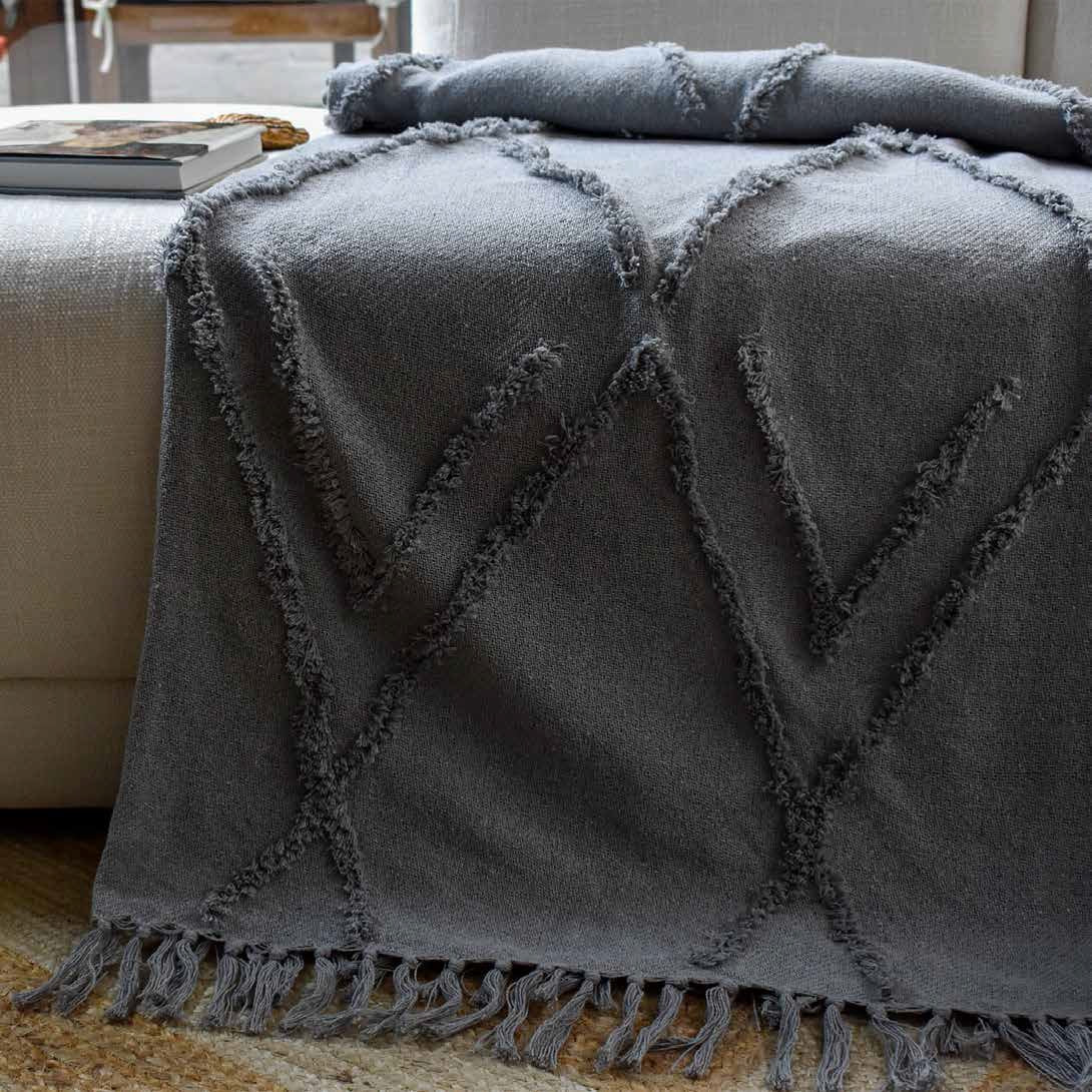 Frazada Savina Gris claro