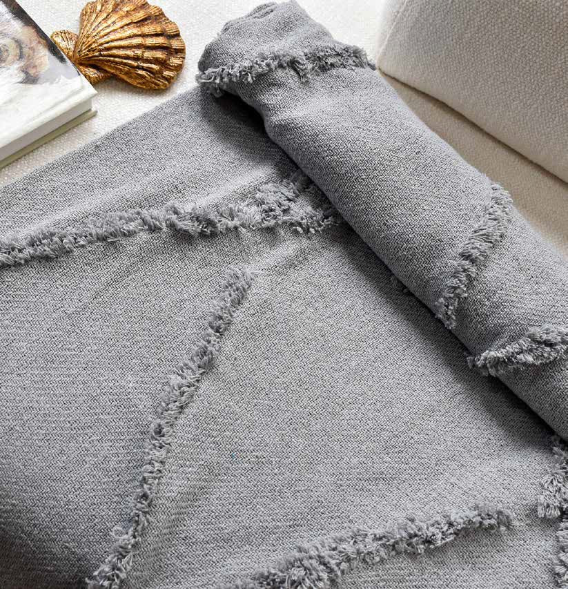 Frazada Savina Gris claro