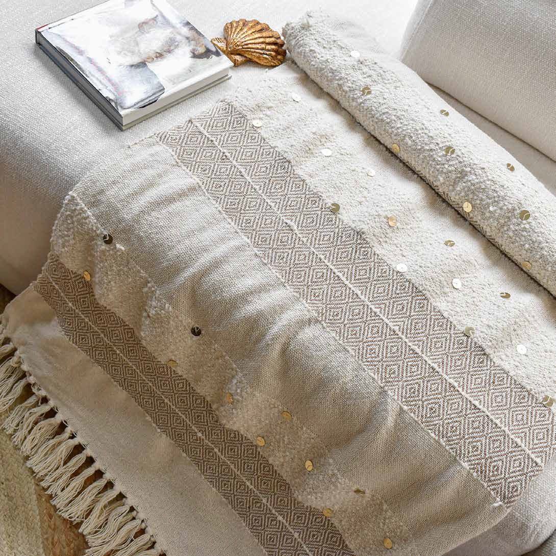 Frazada Ivon natural